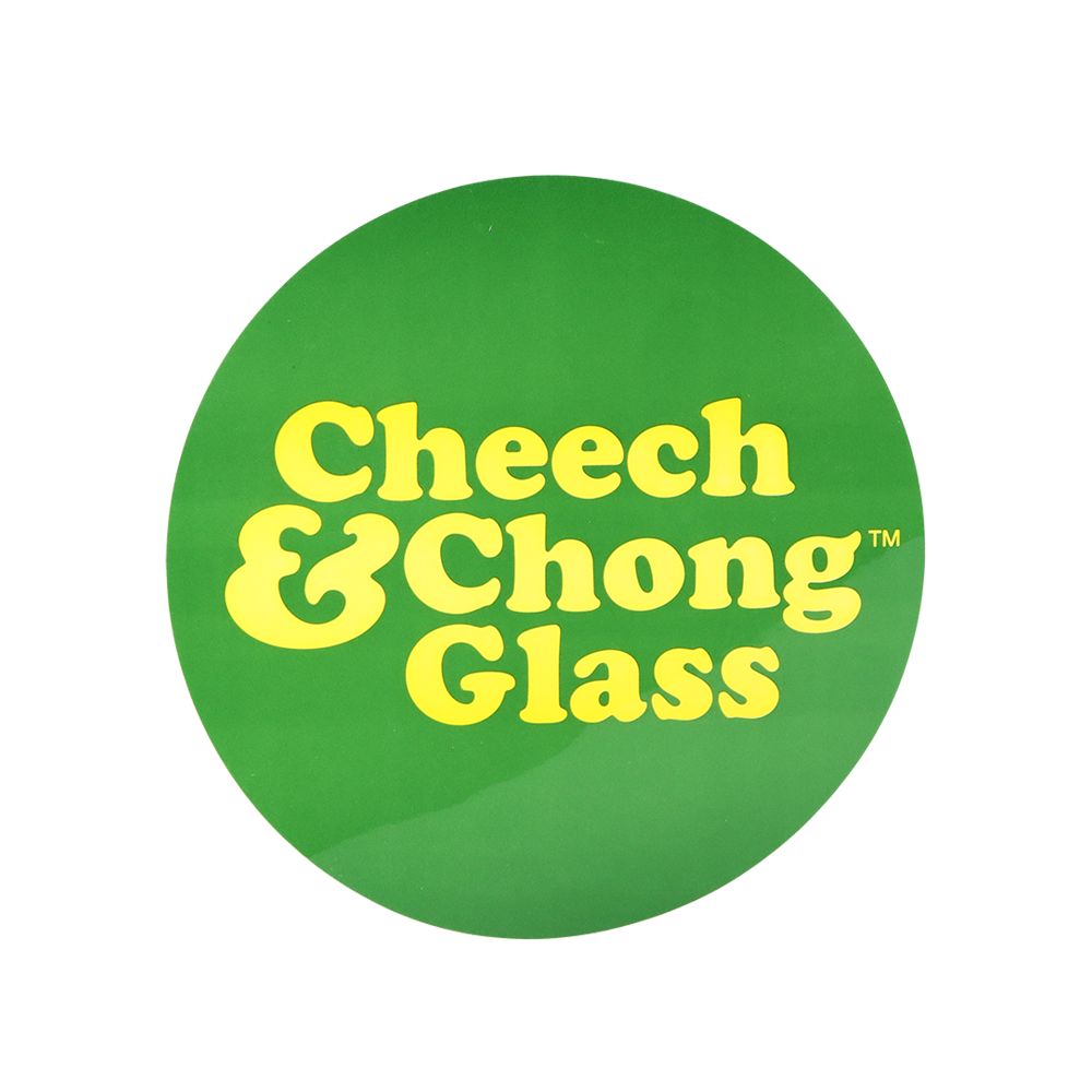 Cheech & Chong Glass Tie Dye Glow Glass Beaker Water Pipe - 10" / 14mm F