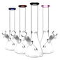 Classic Glass Beaker Light Water Pipe | 14mm F | Colors Vary