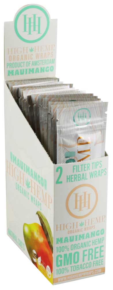 High Hemp Organic CBD Wraps - 2pknc