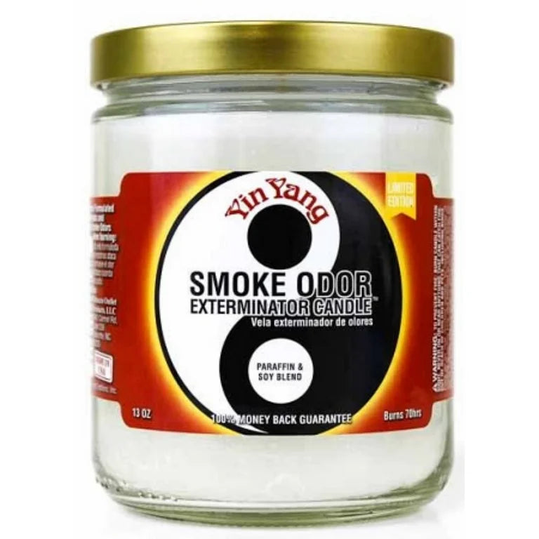 SMOKE ODOR YIN YANG CANDLE