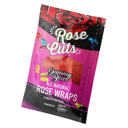 Rose Cuts Pink Rose Wraps |  15pk 45 Wraps per Display