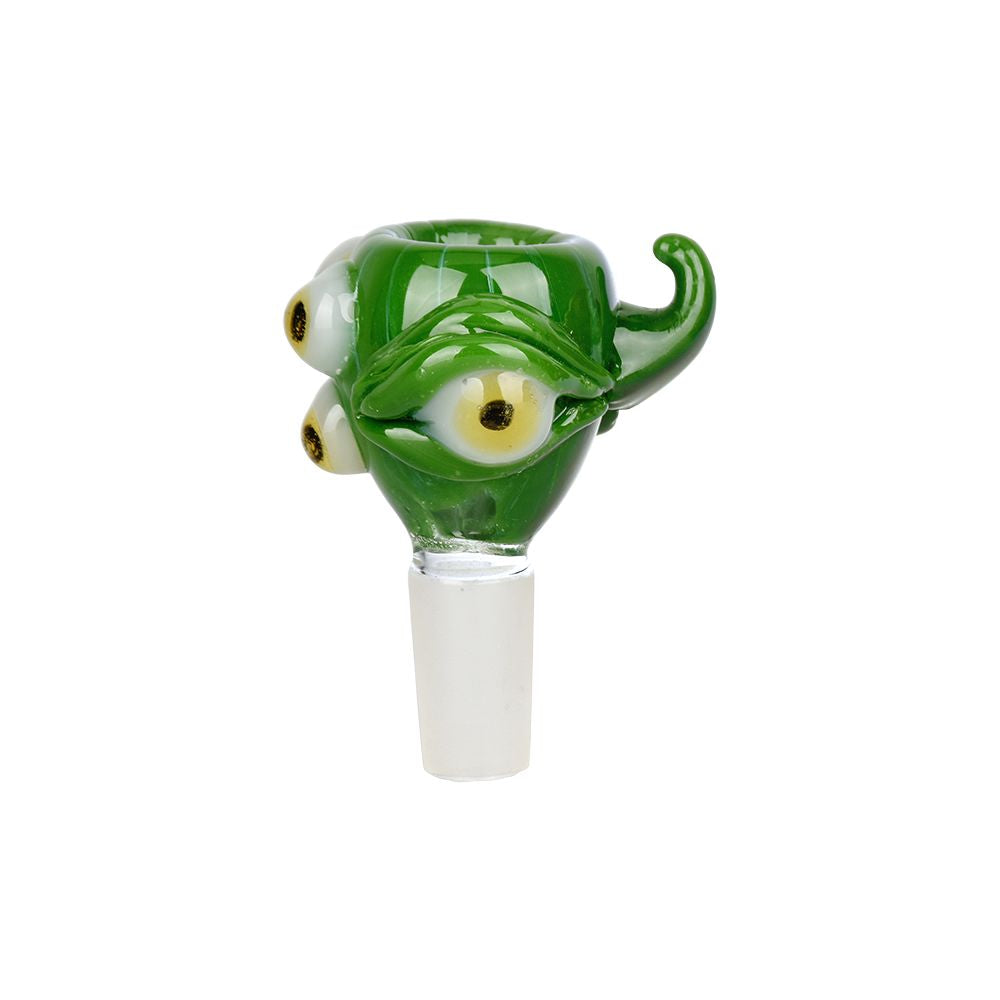 Five Eyed Monster Herb Slide - 14mm M / Colors Vary