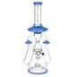 Pulsar Far-Out Visitors Recycler Glass Water Pipe | 17.25" | 19mm F