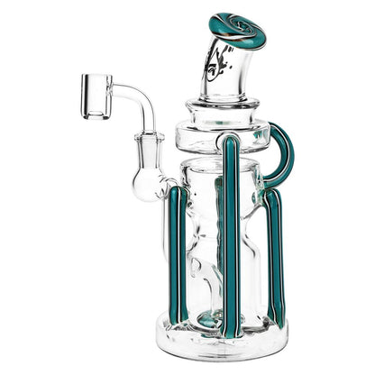 Pulsar Wig Wag Space Station Recycler Glass Dab Rig | 8.5" | 14mm F