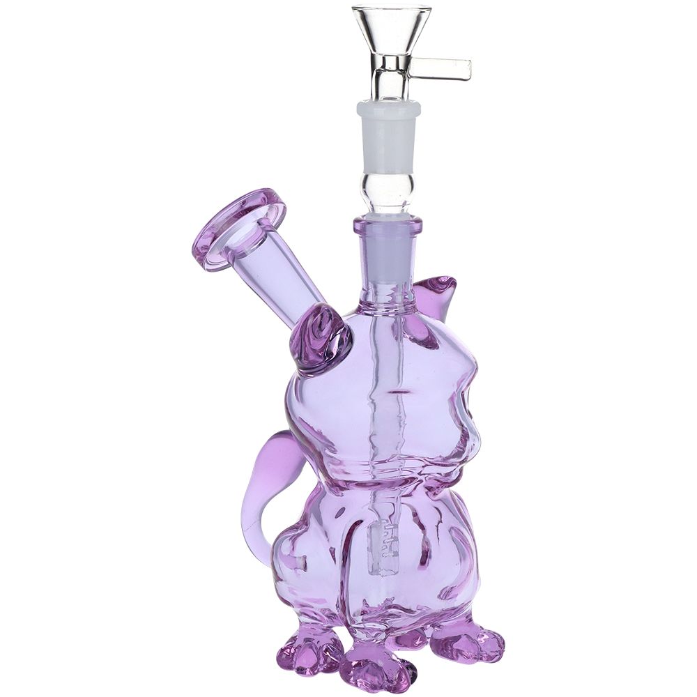 Purr-haps It's A Cat Glass Water Pipe - 6" / 14mm F