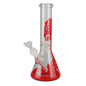 Red Tree Glass Beaker Bong