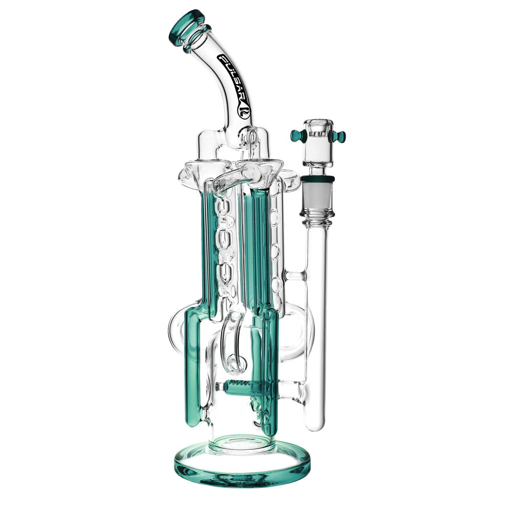 Pulsar Space Station Recycler Water Pipe-13.5"/14mm F/Clrs Vary