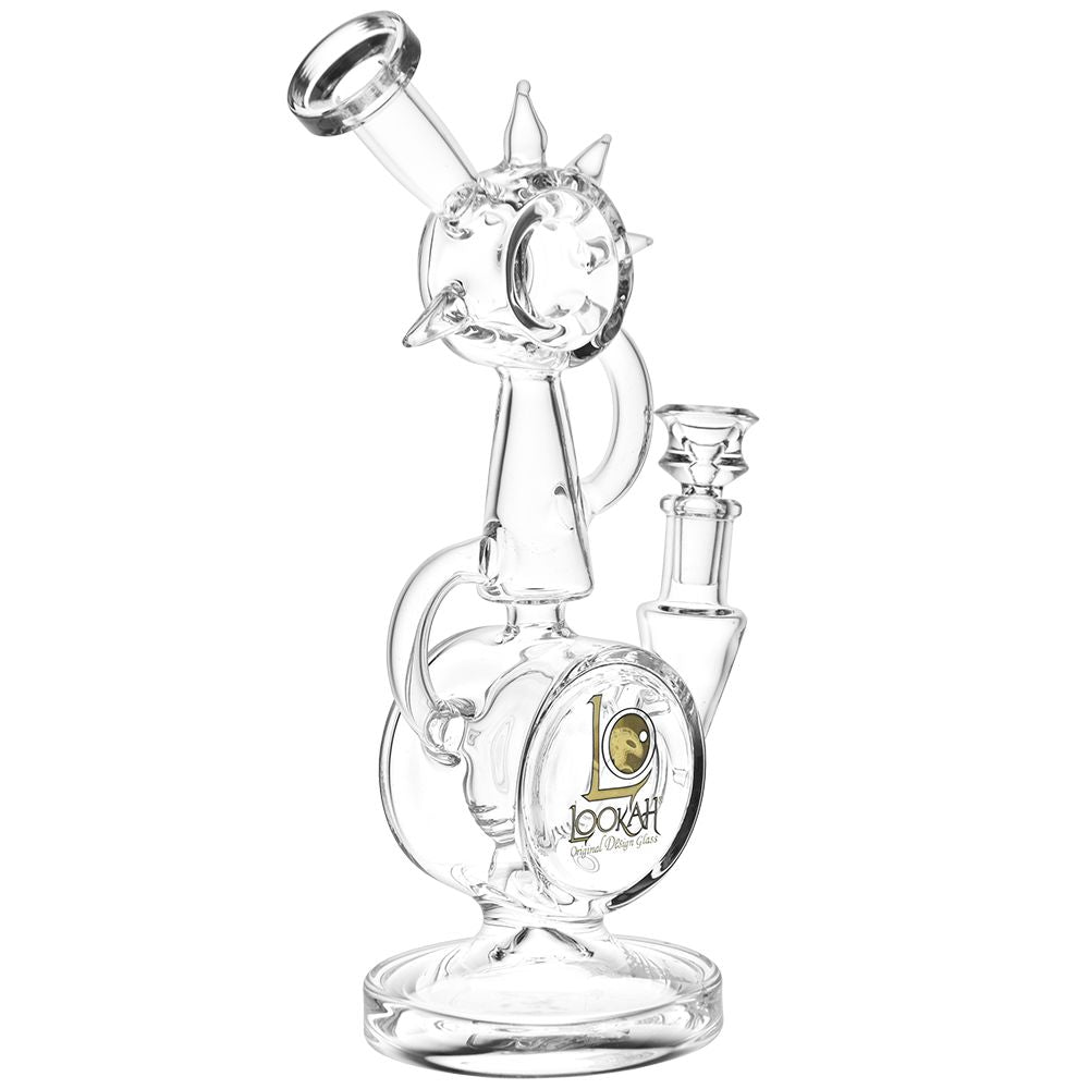 Lookah Glass Spiked Recycler Water Pipe | 10.75" | 14mm F