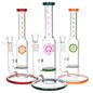 Radiant Chakra Water Pipe - 9" / 14mm F / Colors Vary