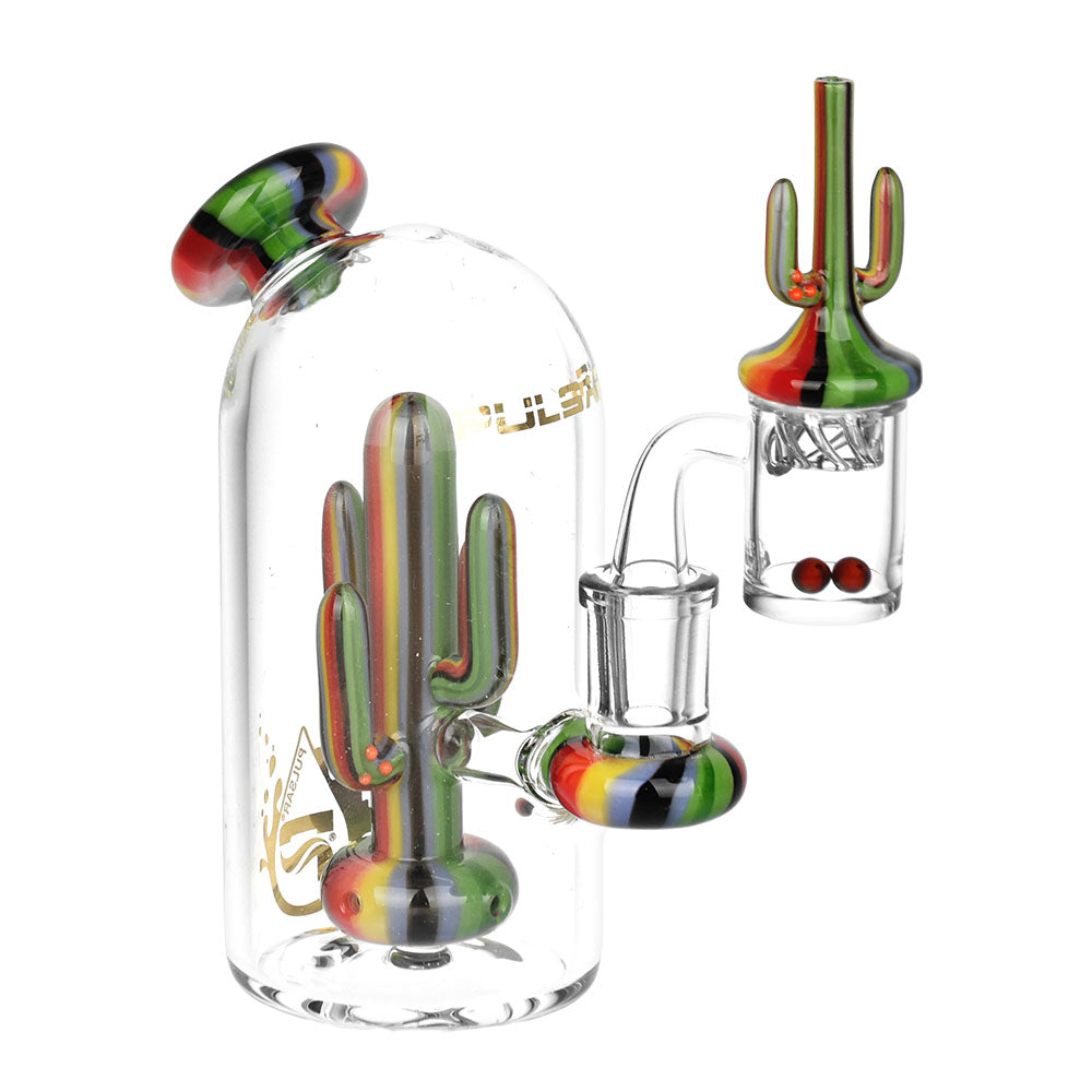 Pulsar Cactus Fantasy Rig Set w/ Cactus Cap & Terp Beads - 5.5" / 14mm F