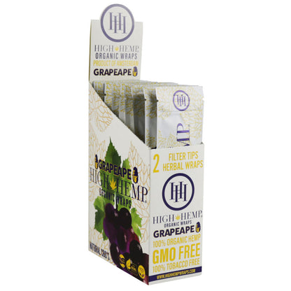 High Hemp Organic CBD Wraps - 2pknc