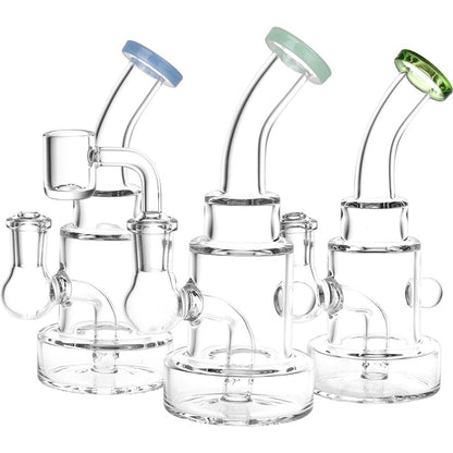 Beauty In Simplicity Glass Dab Rig - 6.25" / 14mm F