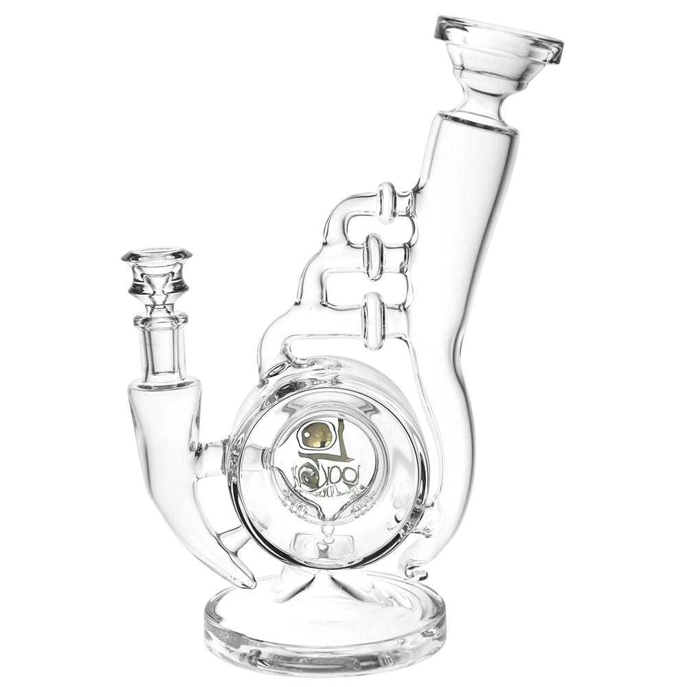 Lookah Glass Warped Recycler Water Pipe | 10.5" | 14mm F