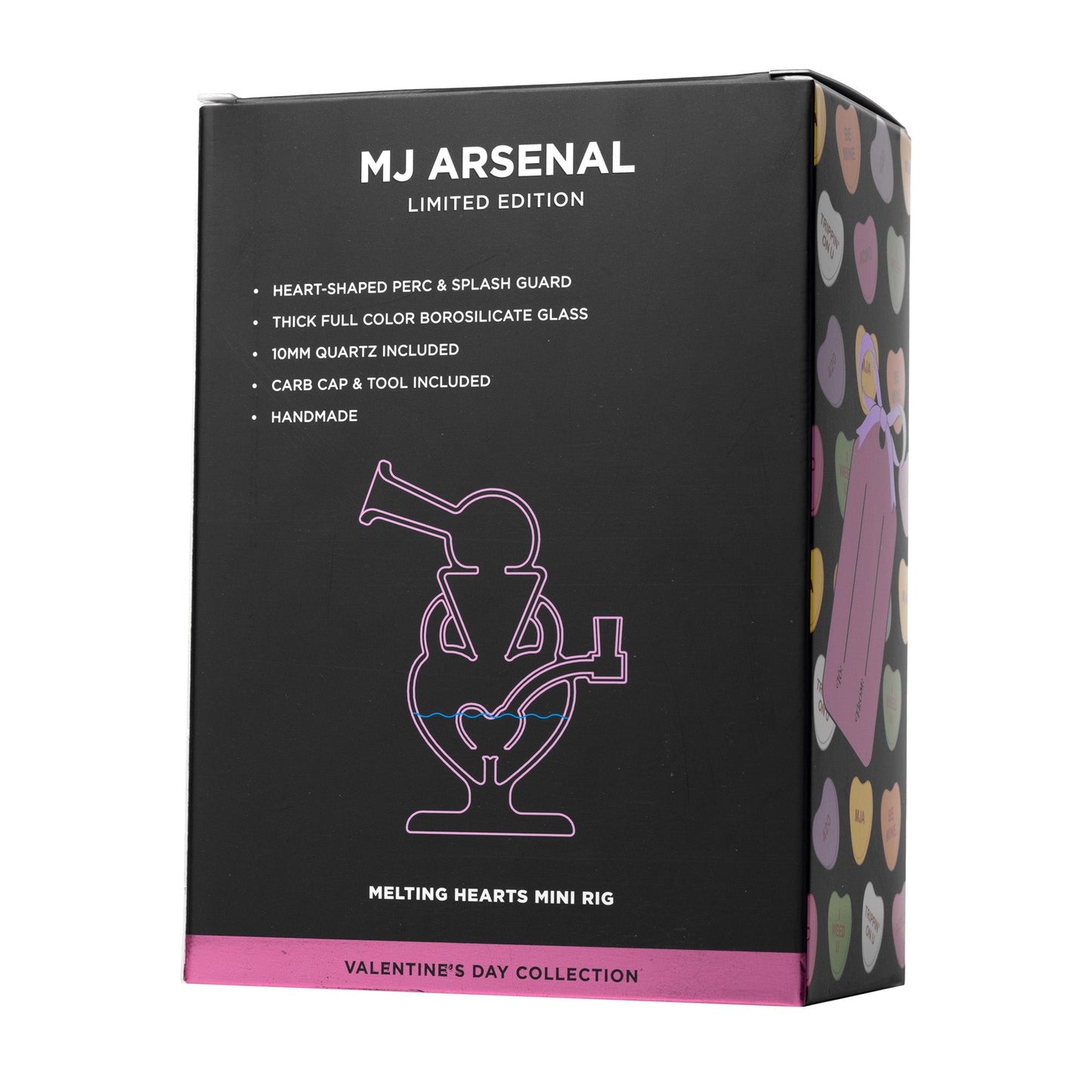 MJ Arsenal Melting Hearts Mini Dab Rig Valentine's Day