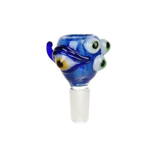 Five Eyed Monster Herb Slide - 14mm M / Colors Vary