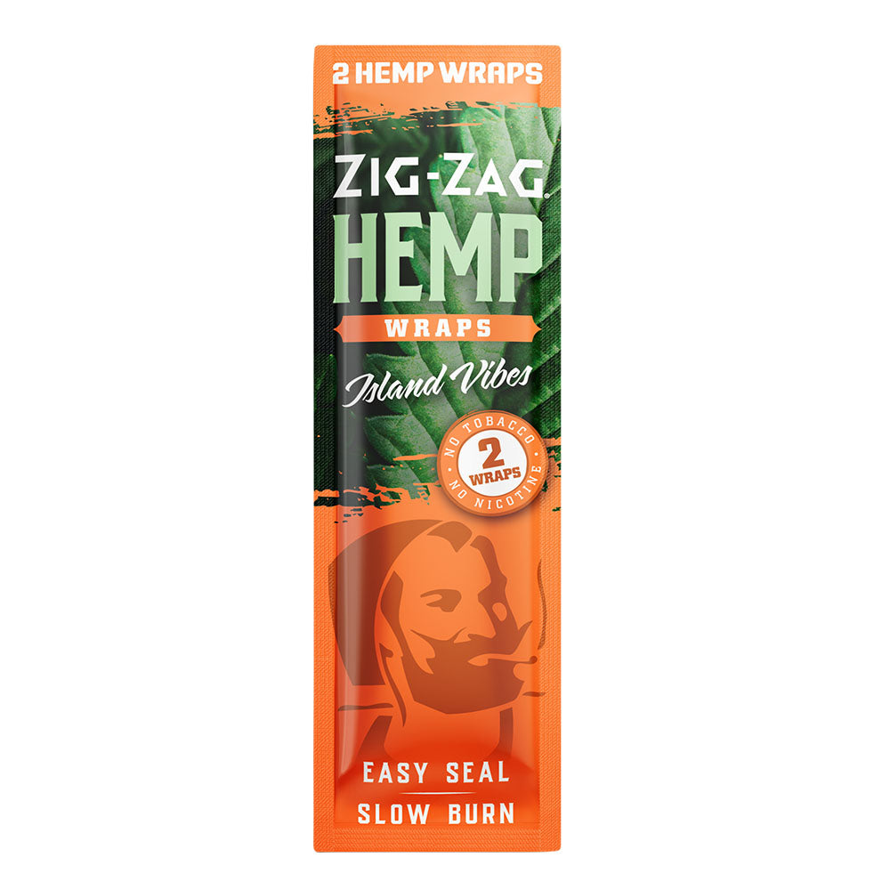 Zig Zag Hemp Wraps - 2pk 25pcs