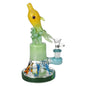 Lookah Glass Dolphin Water Pipe - 9" / 14mm F / Colors Vary