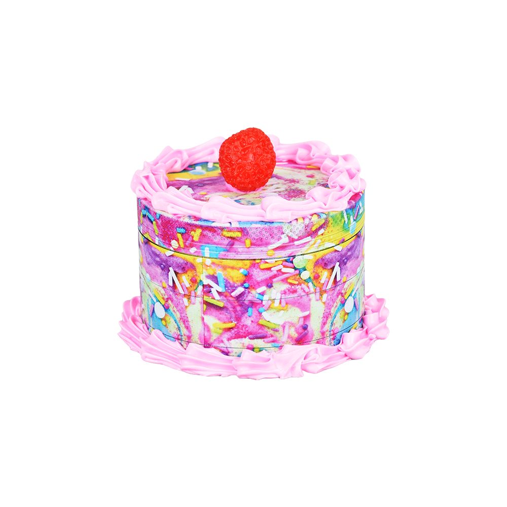 Birthday Cake Grinder | 4pc | 2.5"