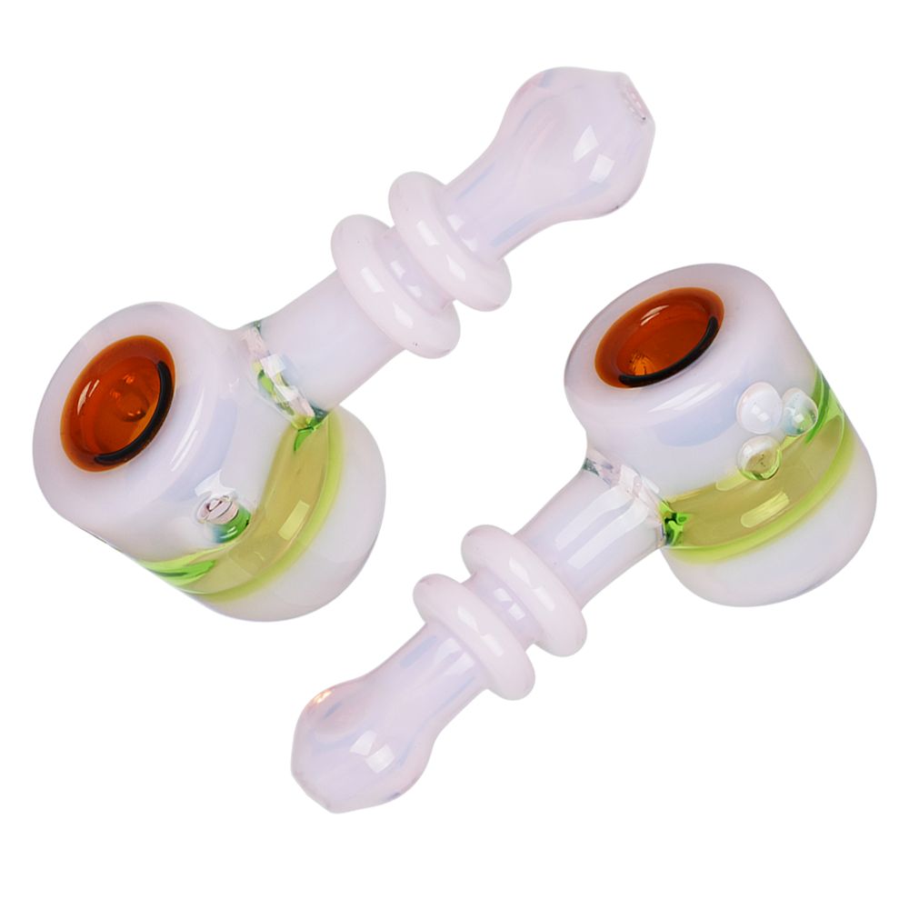 Slime Window Hammer Glass Hand Pipe - 4.5"