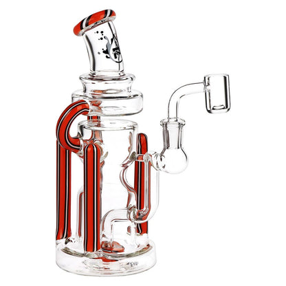 Pulsar Wig Wag Space Station Recycler Glass Dab Rig | 8.5" | 14mm F