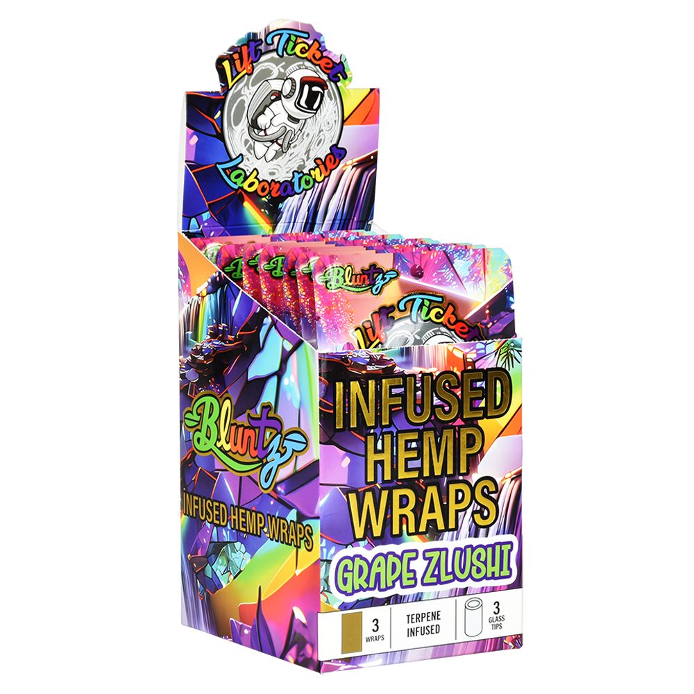 Lift Ticket Terpene Infused Hemp Wrap + Tip Bluntz 3pc | 10pk 60 Wraps