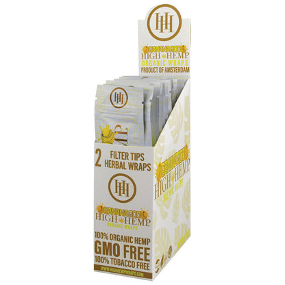 High Hemp Organic CBD Wraps - 2pknc