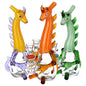 Lookah Glass Sea Dragon Water Pipe - 8.75" / 14mm F