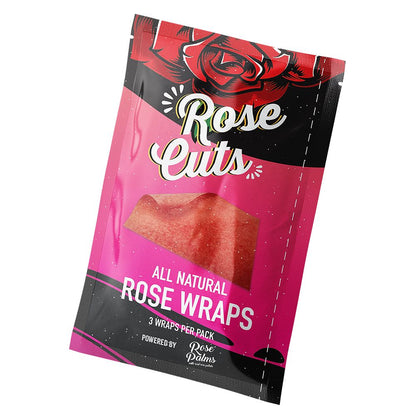 Rose Cuts Pink Rose Wraps |  15pk 45 Wraps per Display