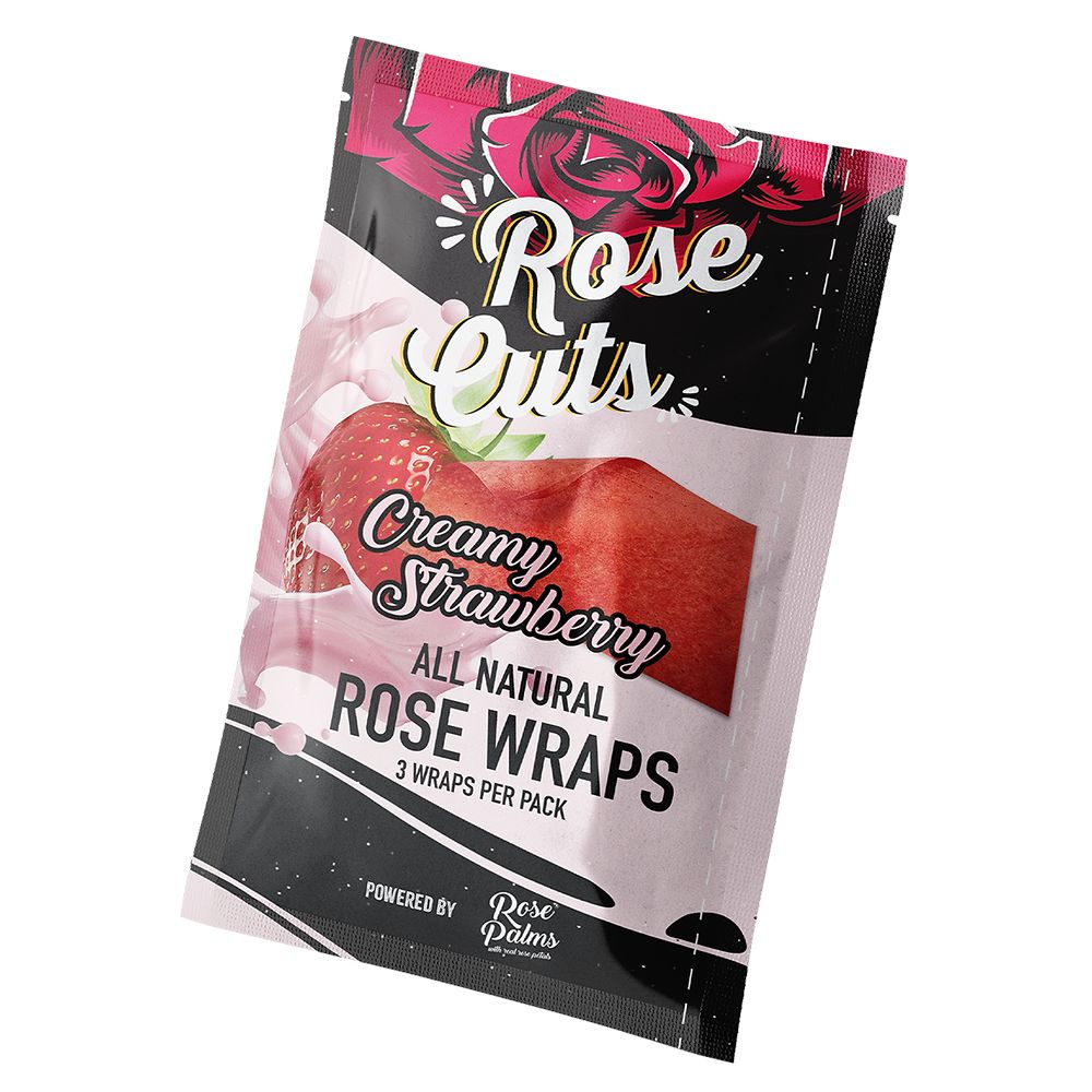 Rose Cuts Pink Rose Wraps |  15pk 45 Wraps per Display