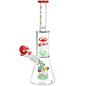 Pulsar Shroom Life Beaker Water Pipe - 11.75" / 14mm F / Red