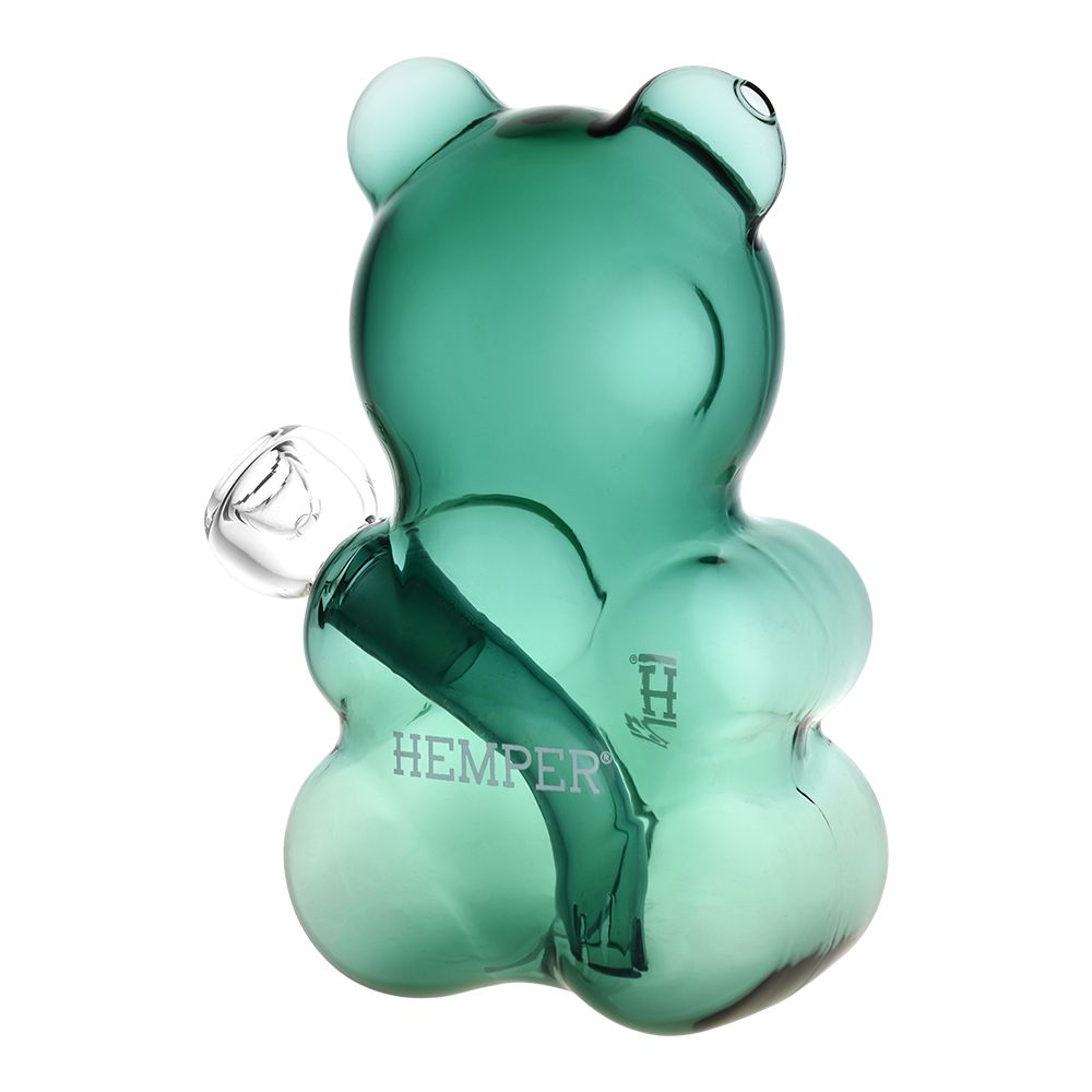 Hemper Gummy Bear Glass Water Pipe - 6.5" / 14mm F