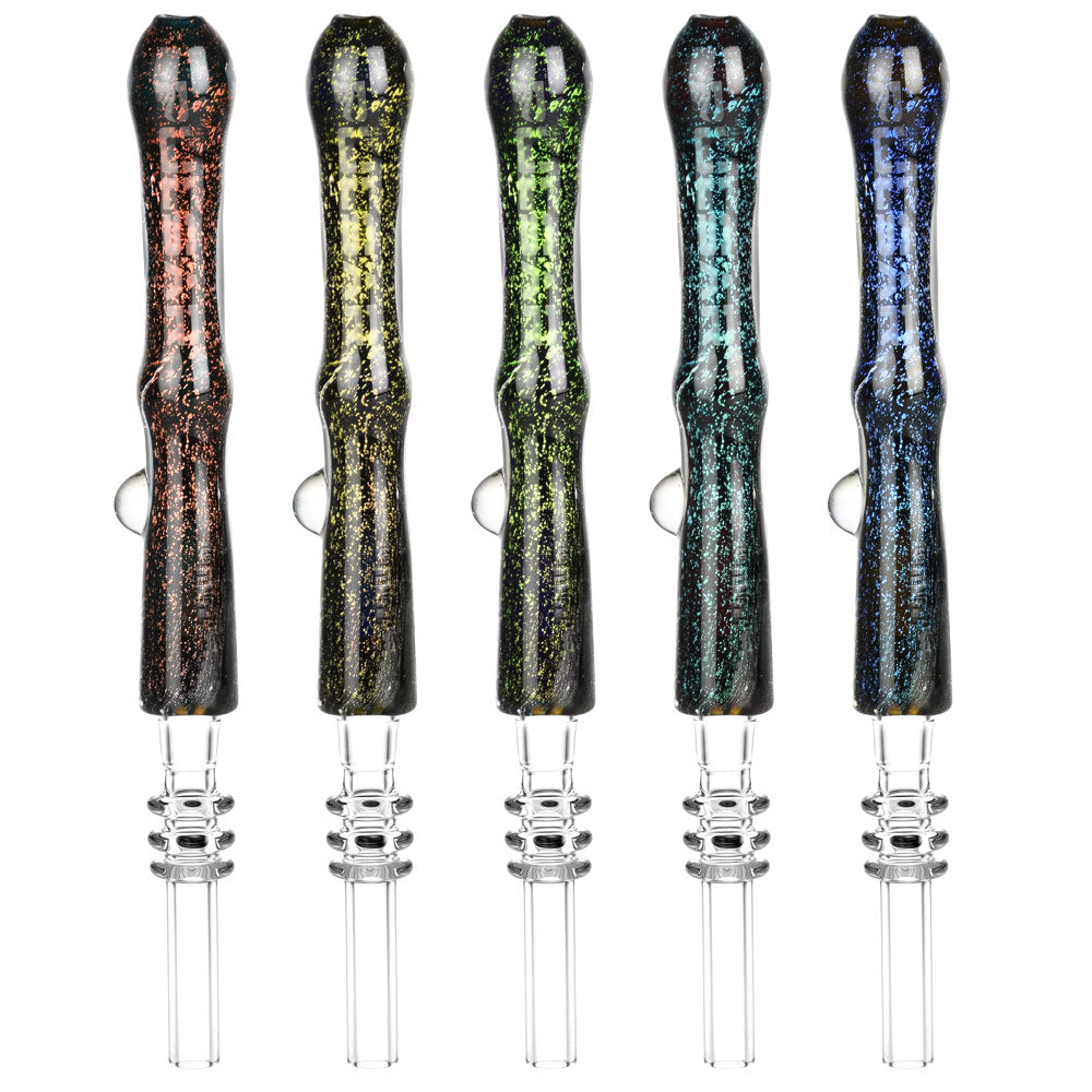 Pulsar Galaxy Glass Dab Straw - 6.5" / Colors Vary