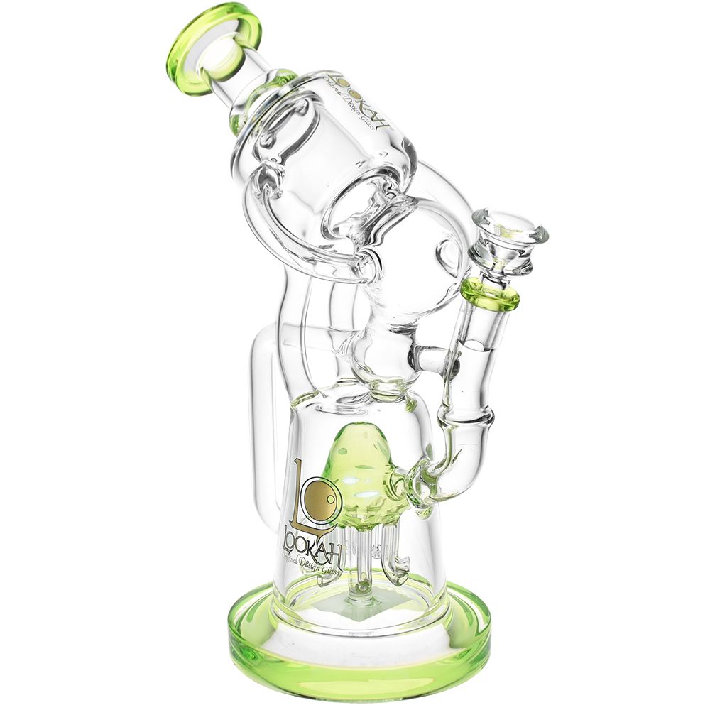 Lookah Glass Scoped Out Recycler Water Pipe | 10.5" | 14mm F