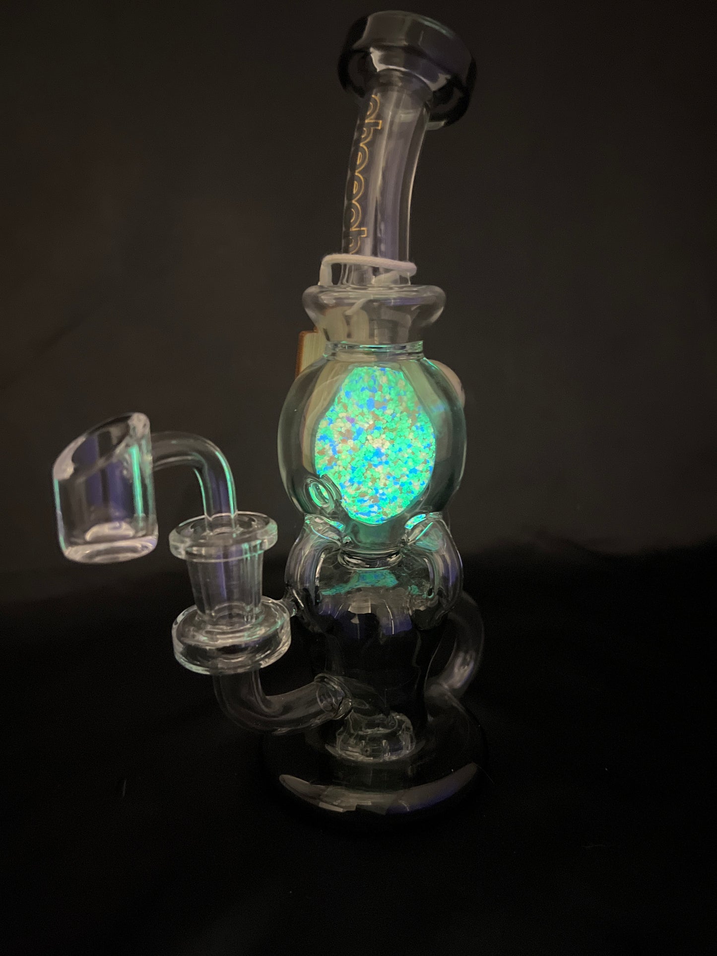 CHEECH GLASS 8” glow in the dark rig