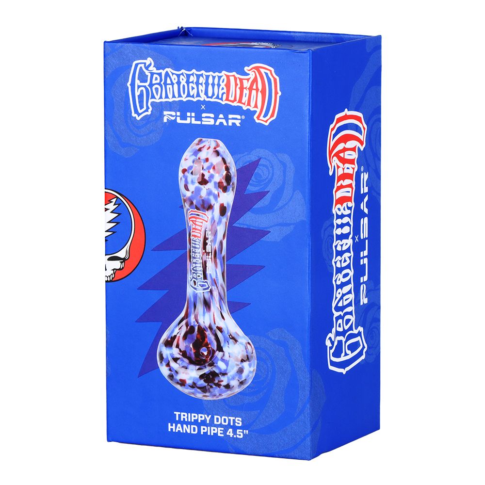 Grateful Dead x Pulsar Acid Rain Glass Spoon Pipe - 4.5"