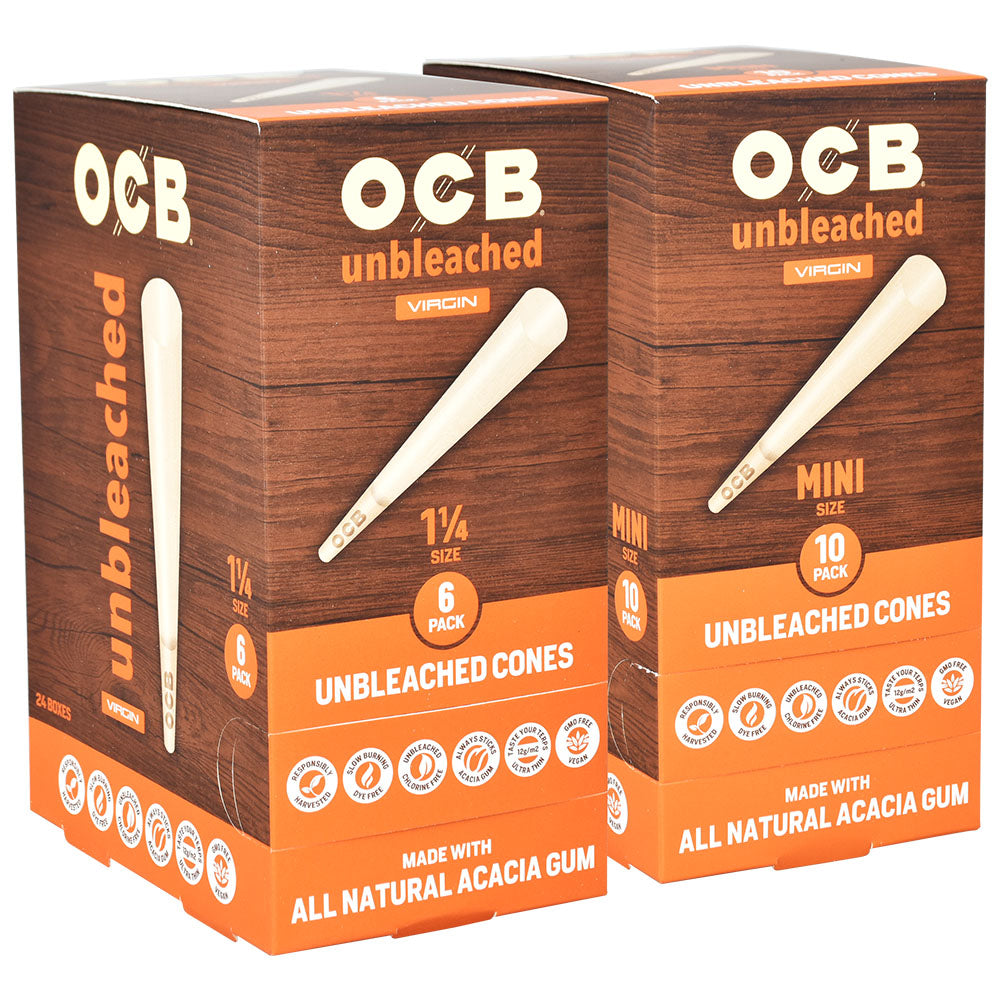 OCB Unbleached Cones | 24pc Display