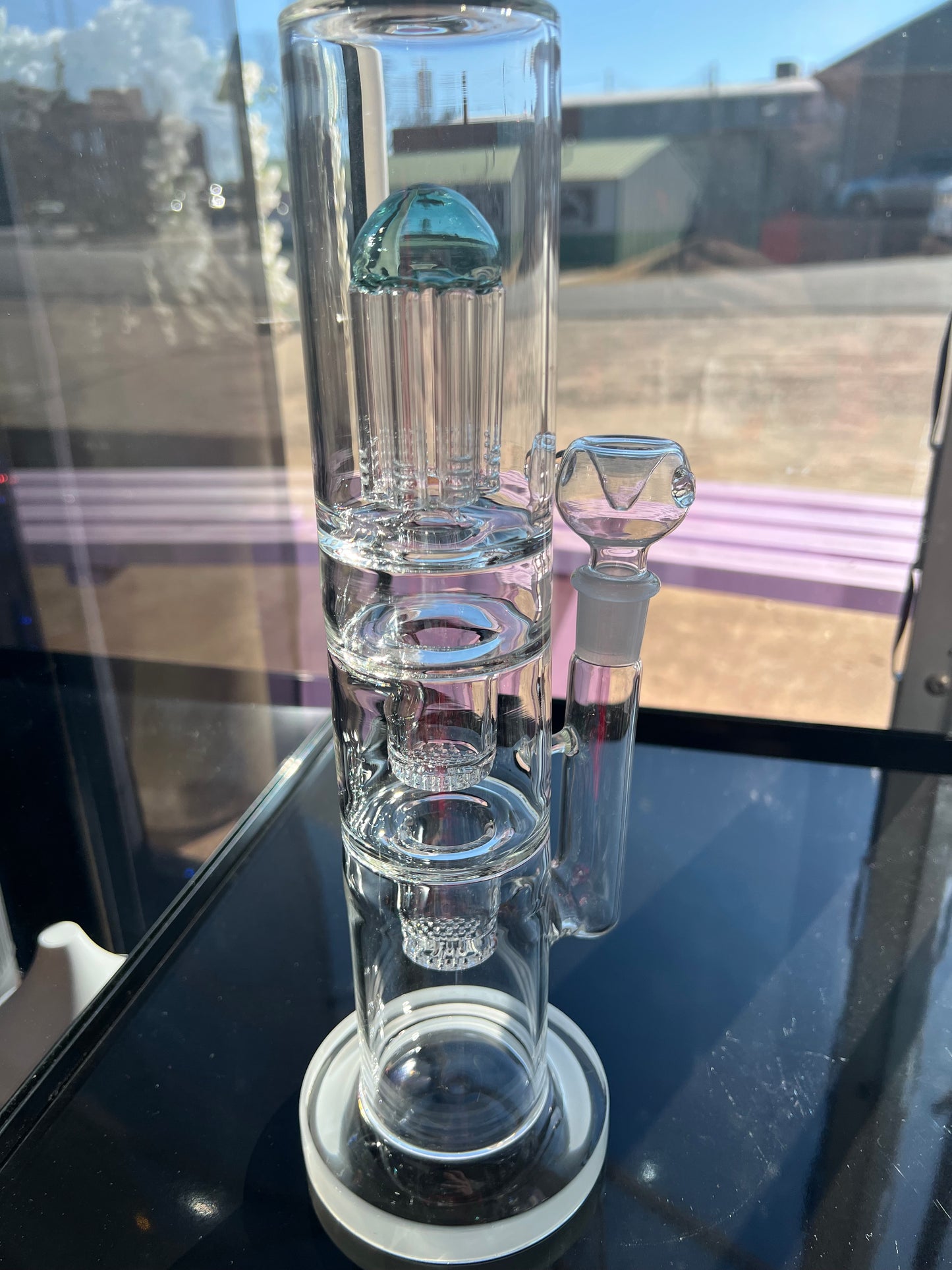 18” TRIPLE FILTRATION PERC WATER PIPE