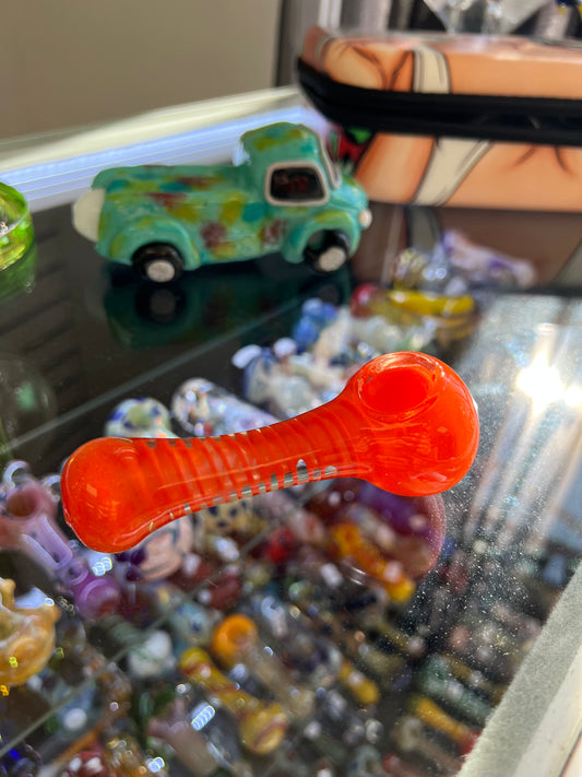 ORANGE SWIRLS HAND PIPE