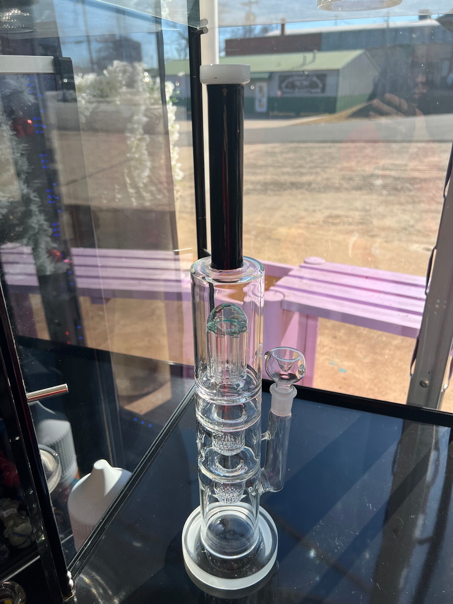 18” TRIPLE FILTRATION PERC WATER PIPE