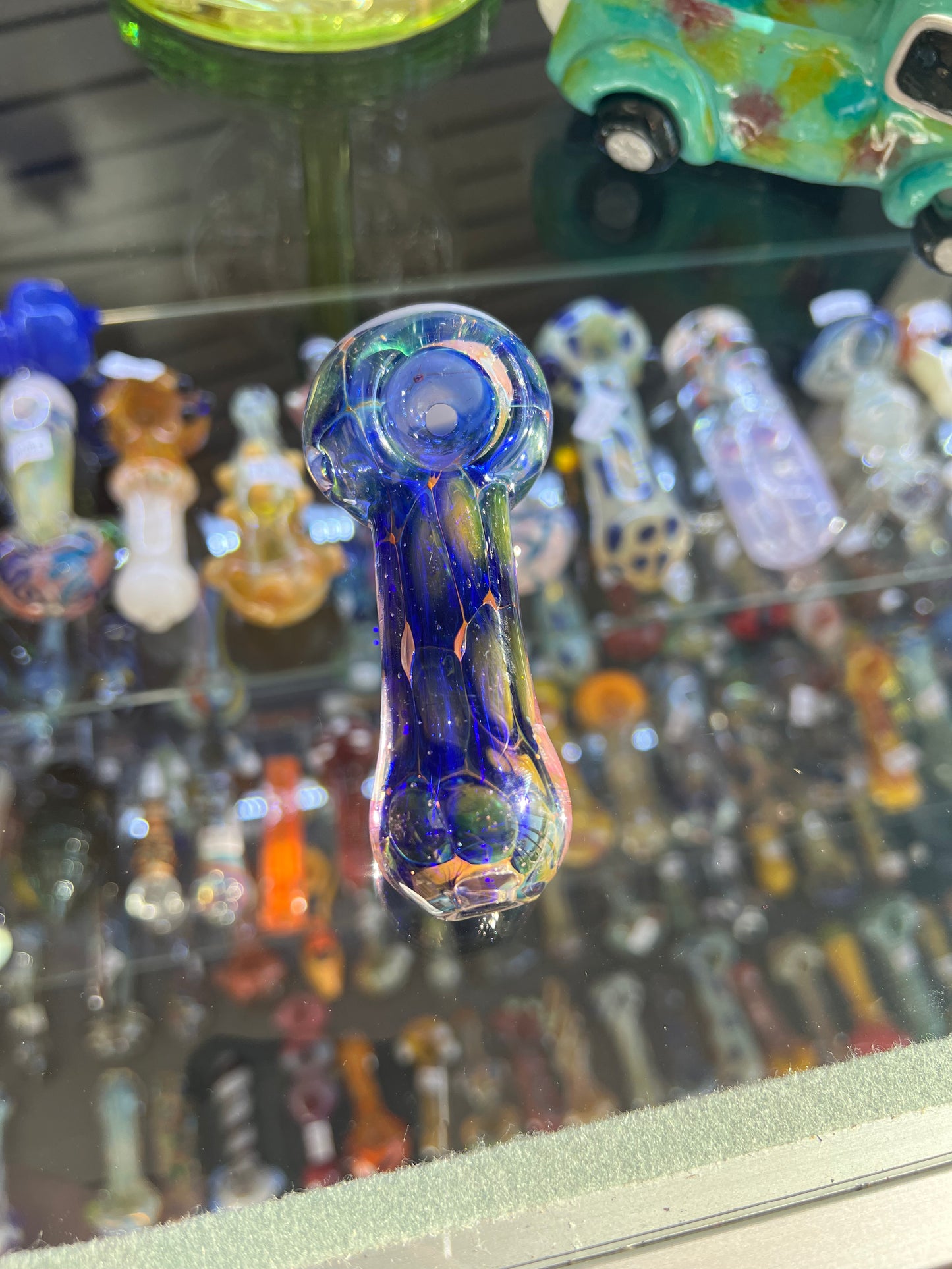 FUMED GLASS HAND PIPE