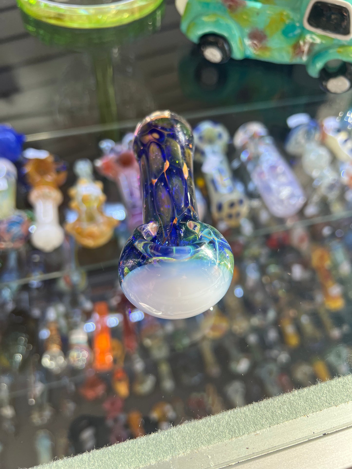 FUMED GLASS HAND PIPE