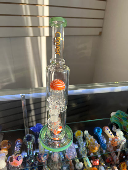 CLOVER GLASS 11” Water pipe