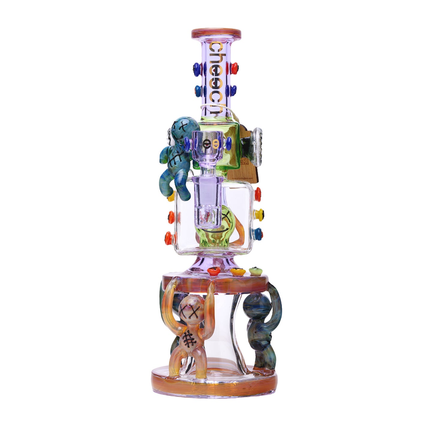 CHEECH GLASS 12” ALIENS LIFTING THE KING