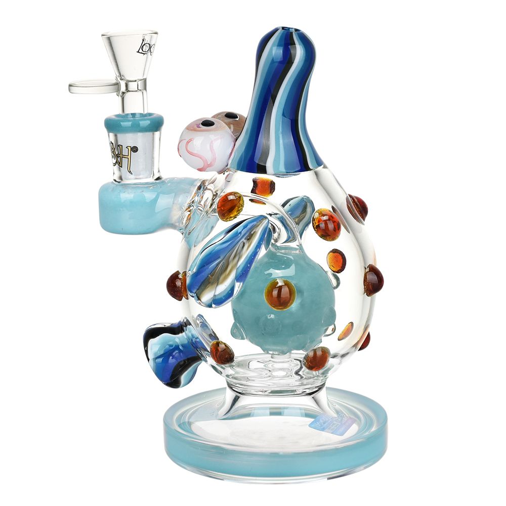 Lookah Glass Trip Water Pipe - 7" / 14mm F