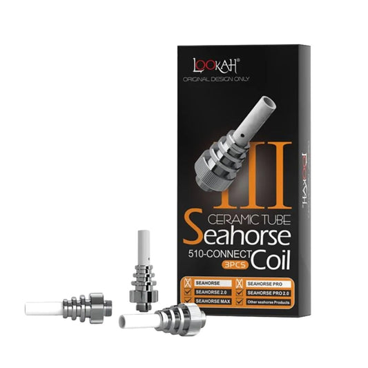 Lookah Seahorse Ceramic Tube 510 Thread Coil III