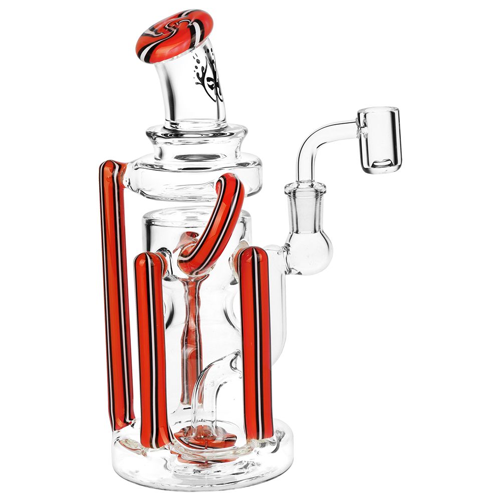 Pulsar Wig Wag Space Station Recycler Glass Dab Rig | 8.5" | 14mm F