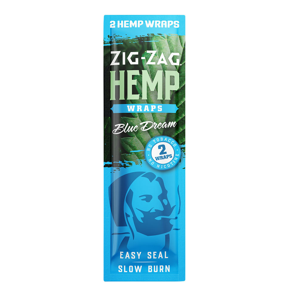 Zig Zag Hemp Wraps - 2pk 25pcs