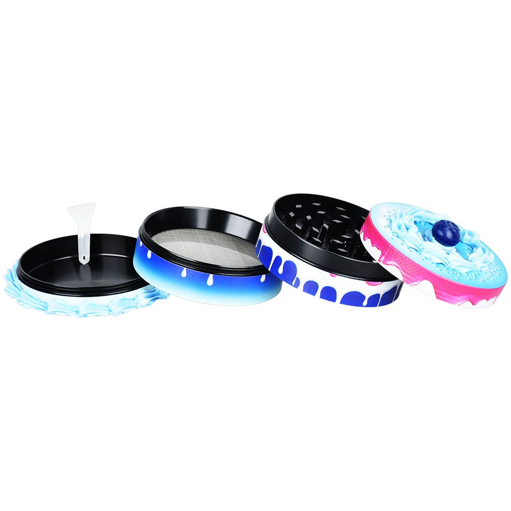 Birthday Cake Grinder | 4pc | 2.5"