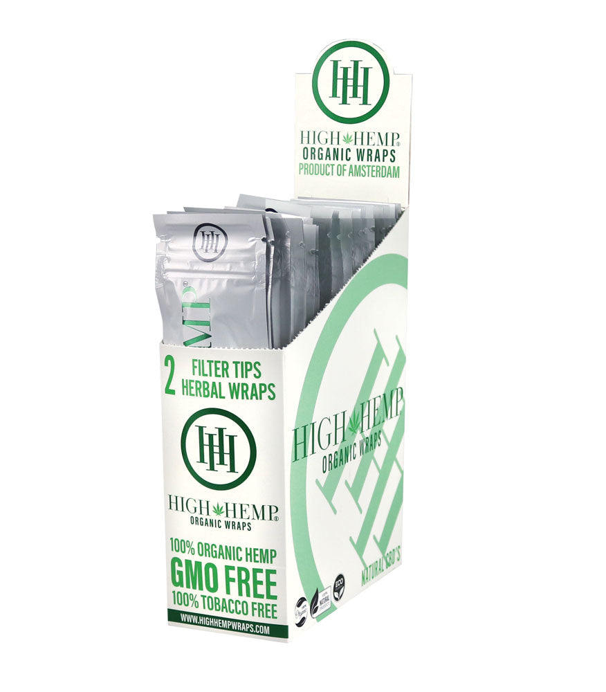 High Hemp Organic CBD Wraps - 2pknc