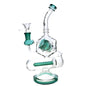 Pulsar Inception Cube Water Pipe- 10.5"/14mm F/Colors Vary